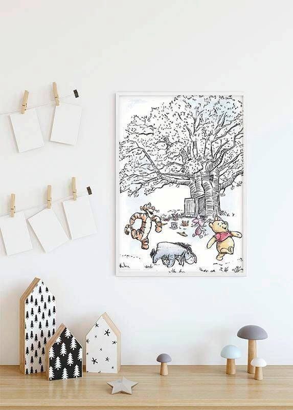 Komar Poster Winnie de Poeh Playground Kinderkamer slaapkamer woonkamer