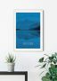 Komar Poster Word Lake Reflection blue Kinderkamer slaapkamer woonkamer - Thumbnail 3