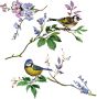 Komar Raamdecoratie Wedding Birds 31x31 cm (breedte x hoogte) zelfklevend (1 stuk) - Thumbnail 4