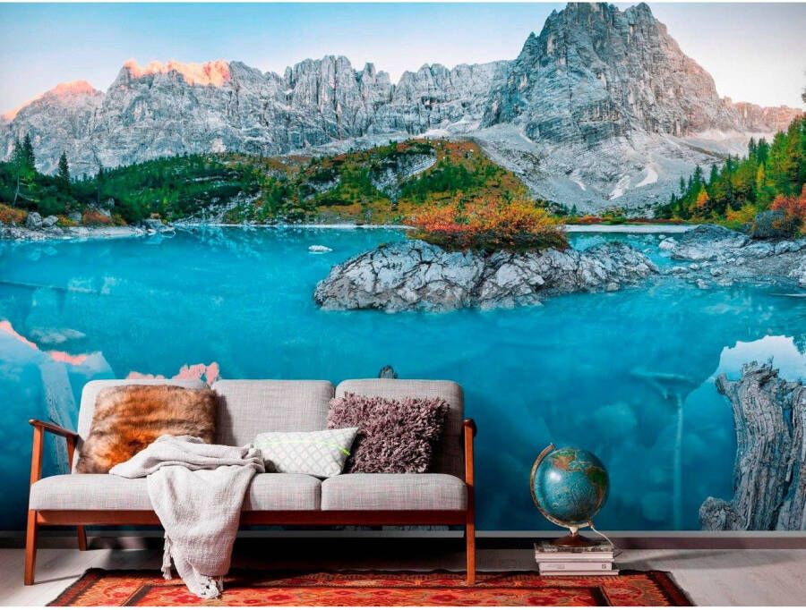 Komar Vliesbehang Digitale print vlies Alpine Treasure Afmeting 400 x 250 cm (1 stuk)