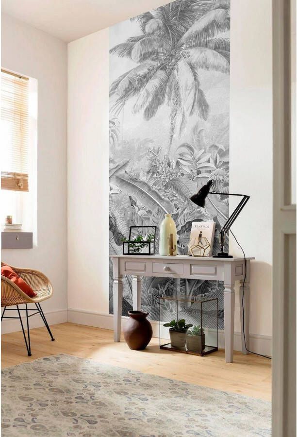 Komar Vliesbehang Amazonia black Woonkamer slaapkamer (1 stuk)