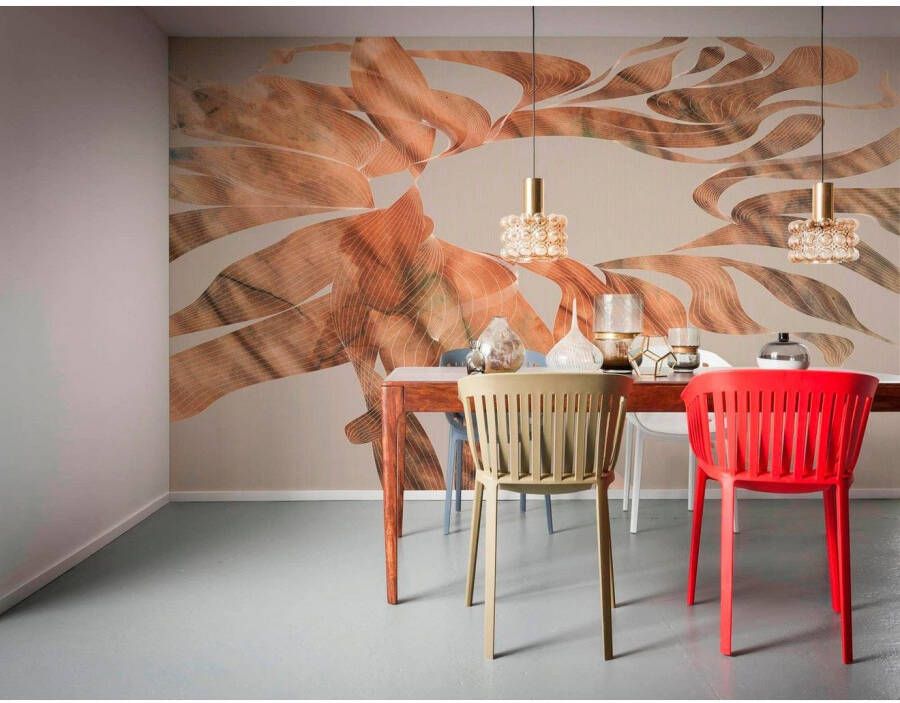 Komar Vliesbehang Digitale print vlies Autumn Leaves Afmeting 400 x 250 cm (1 stuk)