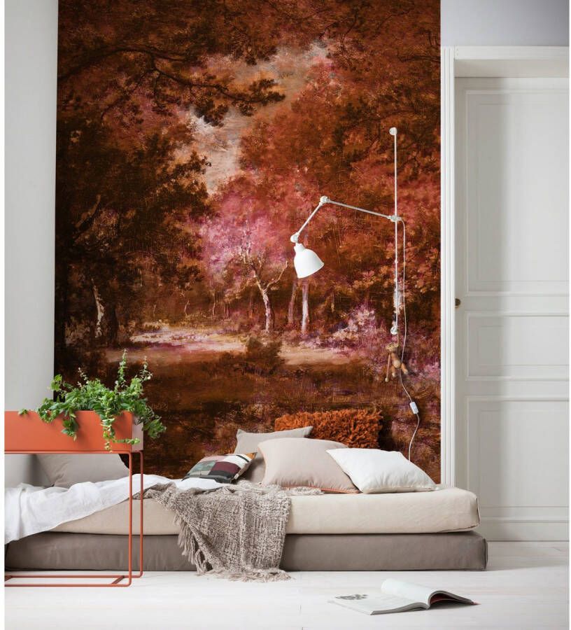 Komar Vliesbehang Digitale print vlies Autumna Rosso Afmeting 200 x 280 cm