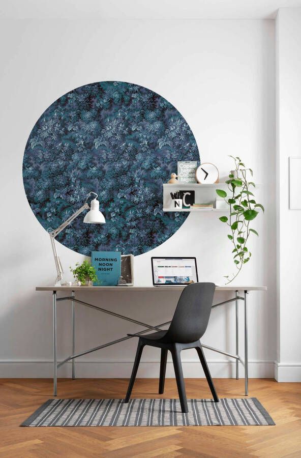 Komar Vliesbehang Azul 125 x 125 cm (breedte x hoogte) rond en zelfklevend (1 stuk)