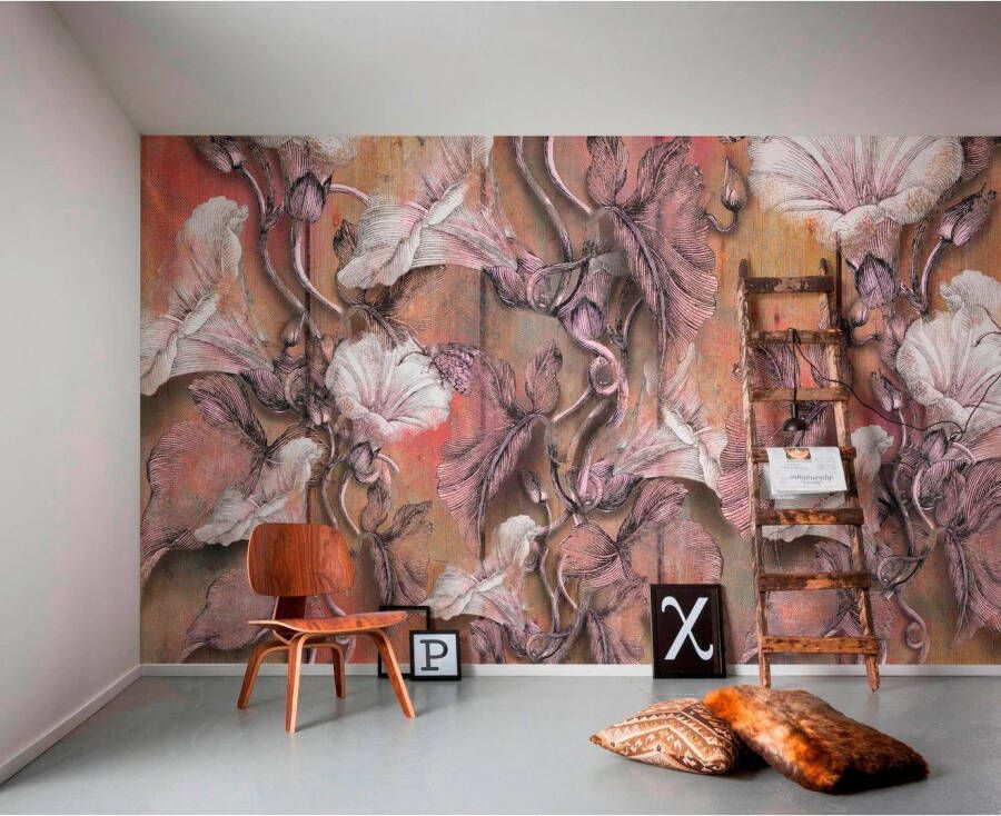 Komar Vliesbehang Digitale print vlies Bloomin Afmeting 400 x 250 cm (1 stuk)