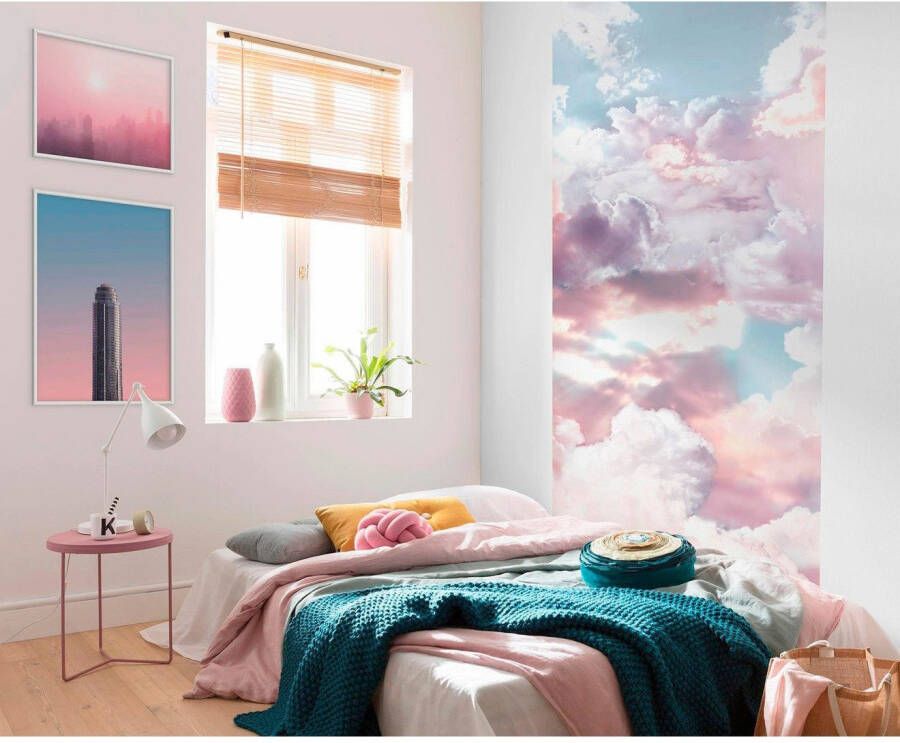 Komar Vliesbehang Digitale print vlies Clouds Panel Afmeting 100 x 250 cm (1 stuk)