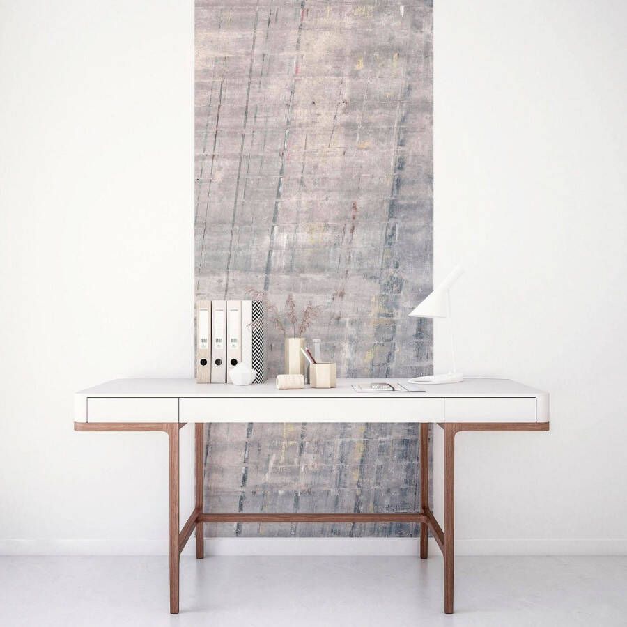 Komar Vliesbehang Digitale print vlies Concrete Panel Afmeting 100 x 250 cm (1 stuk)