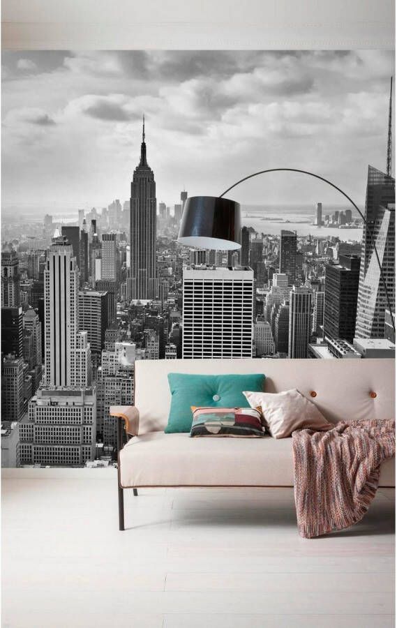 Komar Vliesbehang Digitale print vlies NYC Black and White Afmeting 300 x 250 cm (1 stuk)