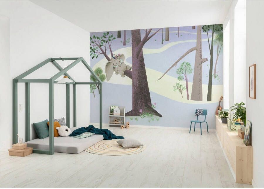 Komar Vliesbehang Digitale print vlies Dumbo Sleep on Tree Afmeting 400 x 280 cm