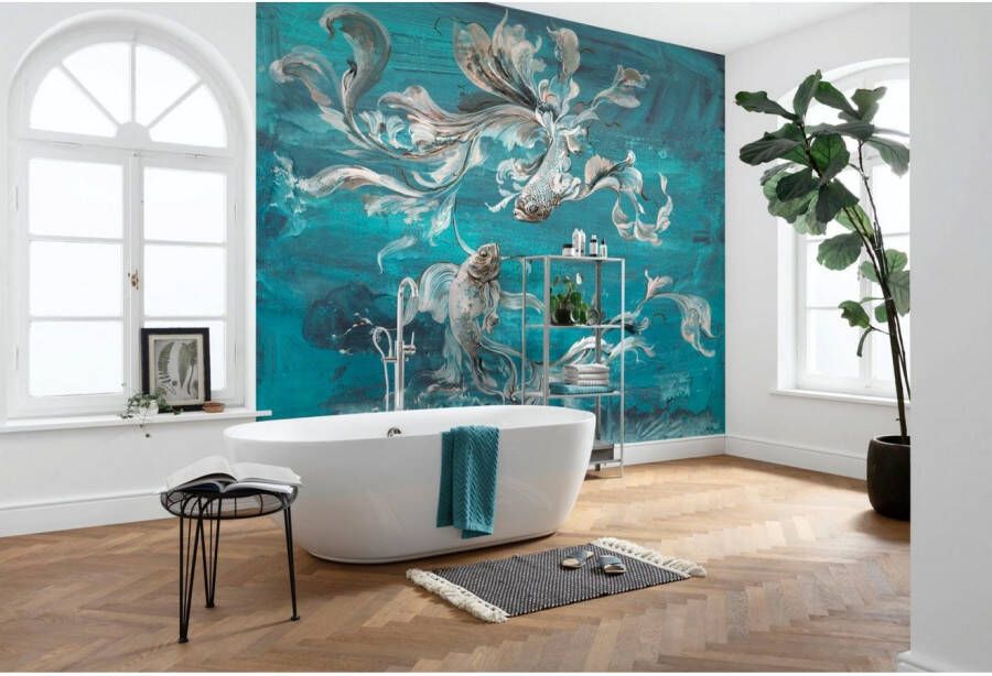 Komar Vliesbehang Digitale print vlies Flux Afmeting 300 x 280 cm