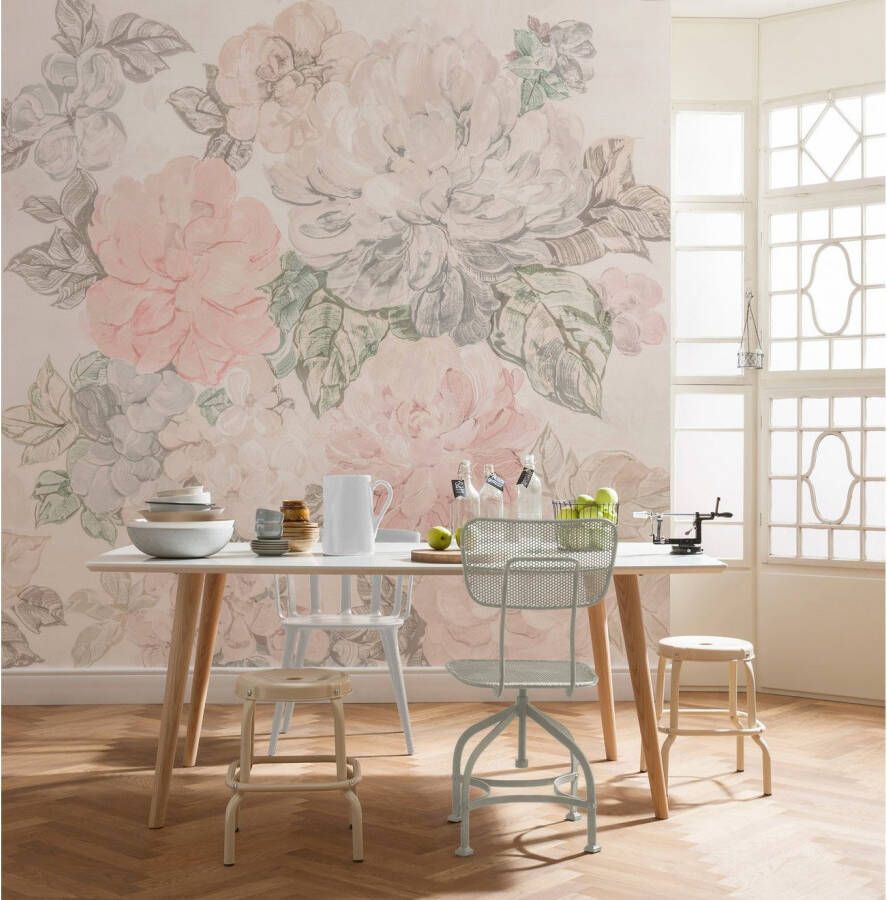 Komar Vliesbehang Digitale print vlies Gardenia Afmeting 250 x 250 cm (1 stuk)