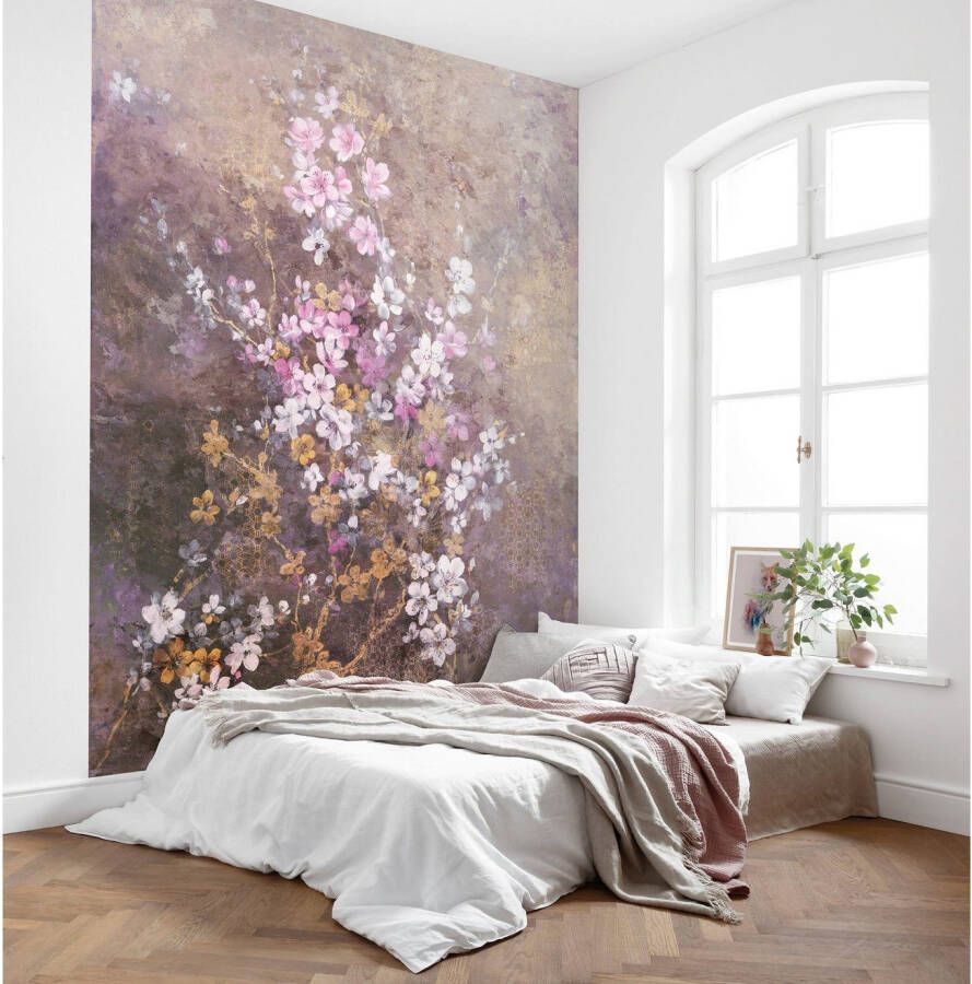 Komar Vliesbehang Digitale print vlies Hanami Afmeting 200 x 250 cm (1 stuk)