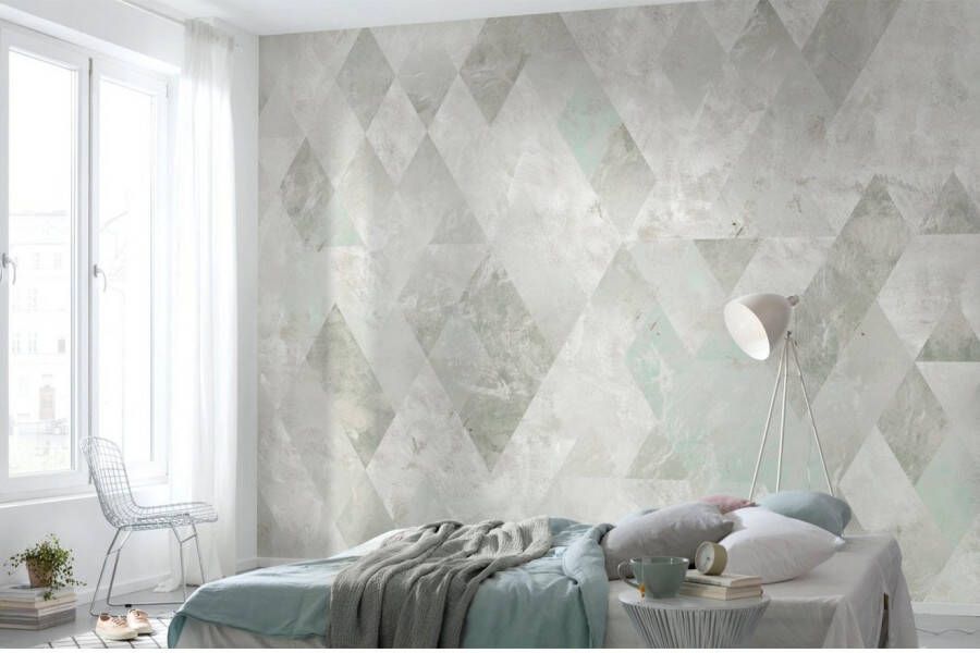 Komar Vliesbehang Digitale print vlies Harlekin Clay Afmeting 400 x 280 cm