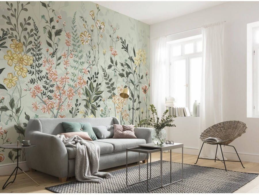 Komar Vliesbehang Digitale print vlies Hay Meadow Afmeting 400 x 250 cm (1 stuk)