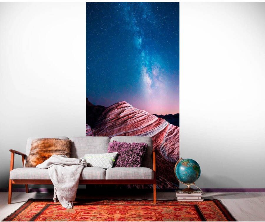Komar Vliesbehang Digitale print vlies Fire Wave Afmeting 100 x 250 cm (1 stuk)