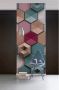 Komar Vliesbehang Digitale print vlies Hexagon Afmeting 100 x 280 cm (1 stuk) - Thumbnail 2