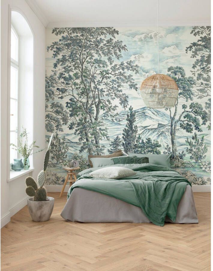 Komar Vliesbehang Digitale print vlies Highland Trees Afmeting 250 x 280 cm