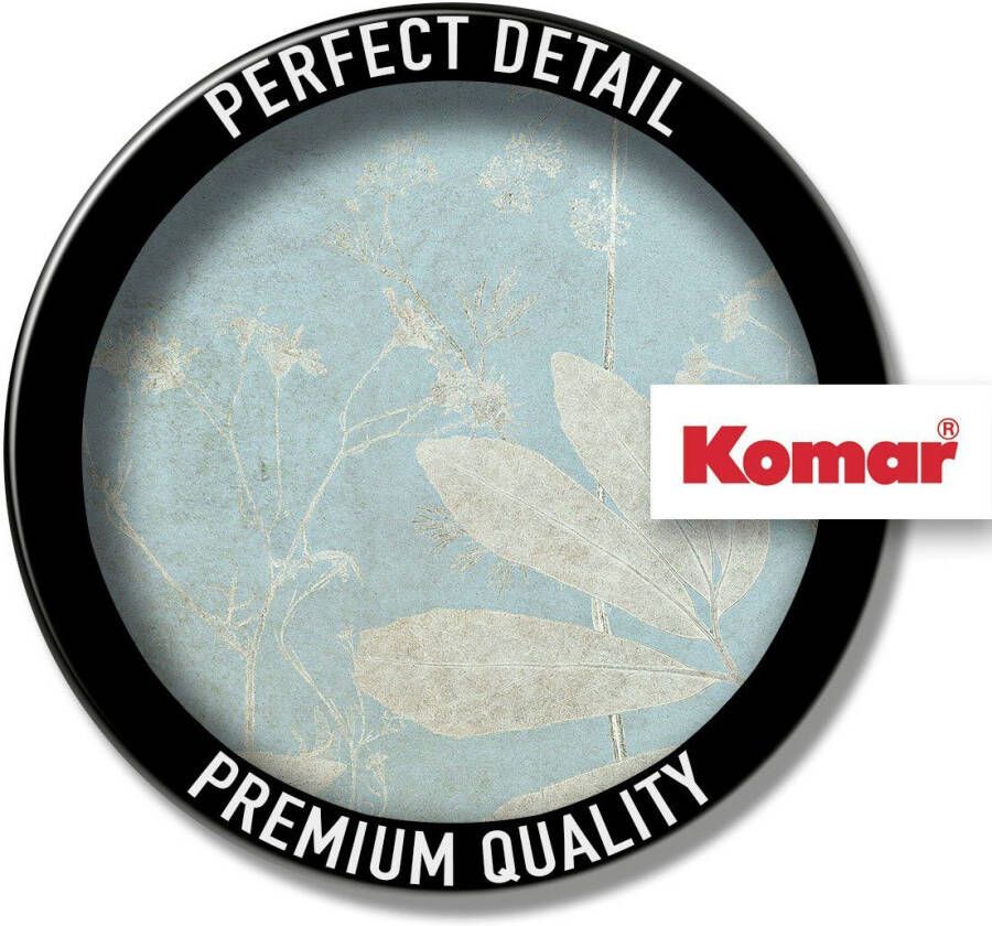 Komar Vliesbehang Digitale print vlies Jardin sur Papier Afmeting 350 x 250 cm (1 stuk)