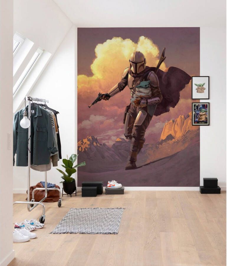 Komar Vliesbehang Digitale print vlies Mandalorian Escape Afmeting 200 x 280 cm