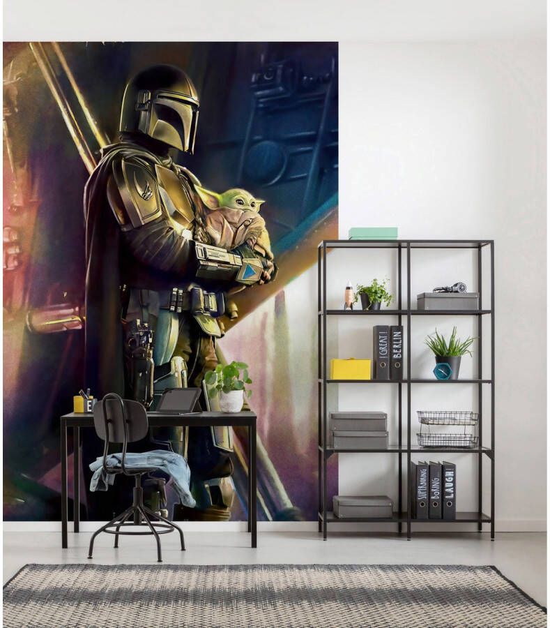 Komar Vliesbehang Digitale print vlies Mandalorian Savior Afmeting 200 x 280 cm
