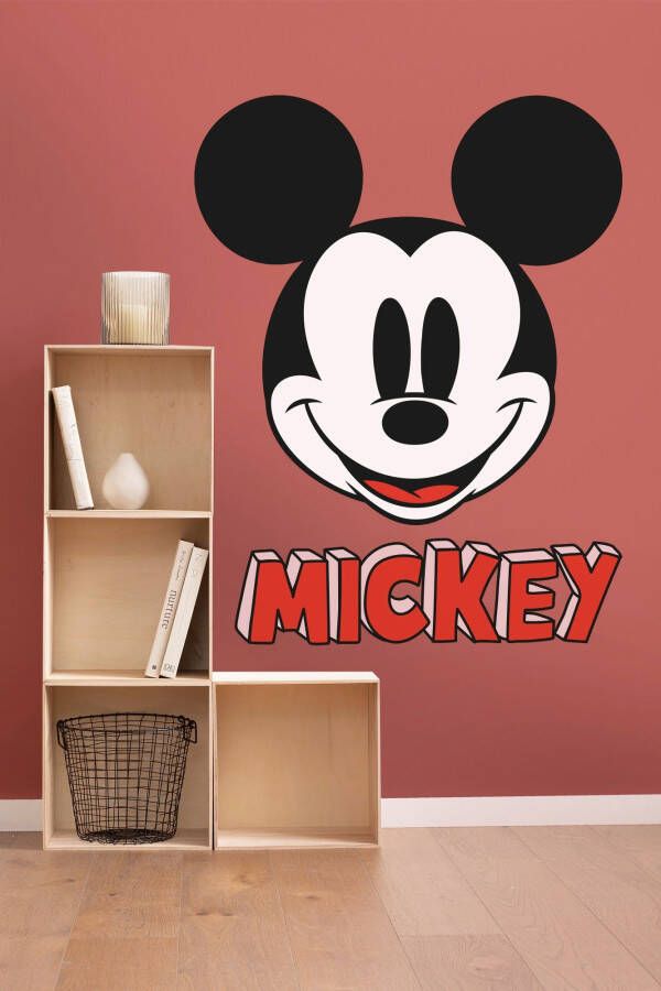 Komar Vliesbehang Zelfklevend vlies Mickey Smile XXL Afmeting 127 x 200 cm (1 stuk)