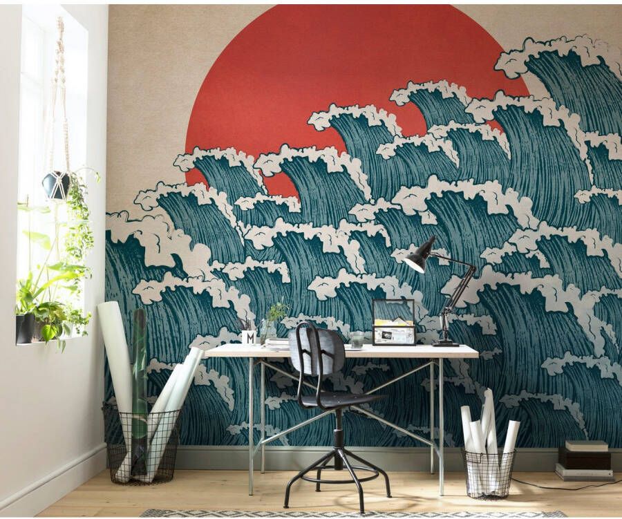 Komar Vliesbehang Digitale print vlies Nami Afmeting 300 x 280 cm