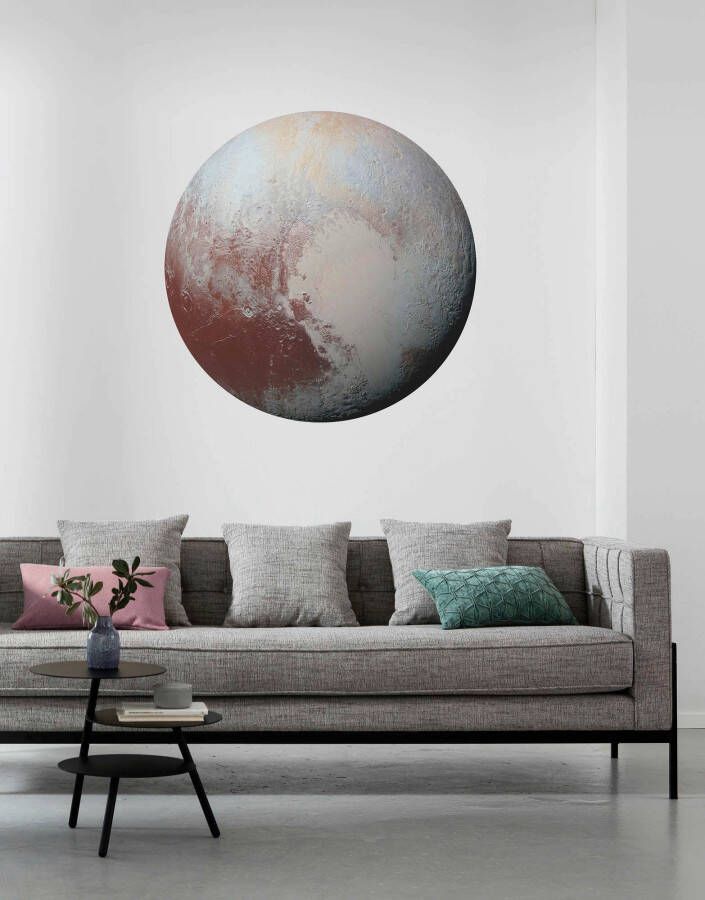 Komar Vliesbehang Pluto 125 x 125 cm (breedte x hoogte) rond en zelfklevend (1 stuk)