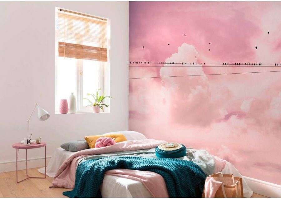 Komar Vliesbehang Digitale print vlies Cloud Wire Afmeting 400 x 250 cm (1 stuk)