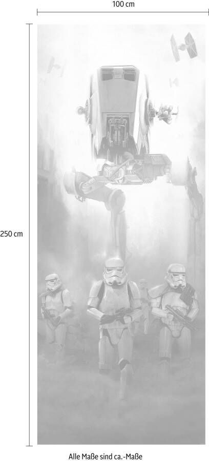 Komar Vliesbehang Star Wars Imperiaal Forces 100x250 cm (breedte x hoogte) vliesbehang 100 cm baanbreedte (1 stuk)