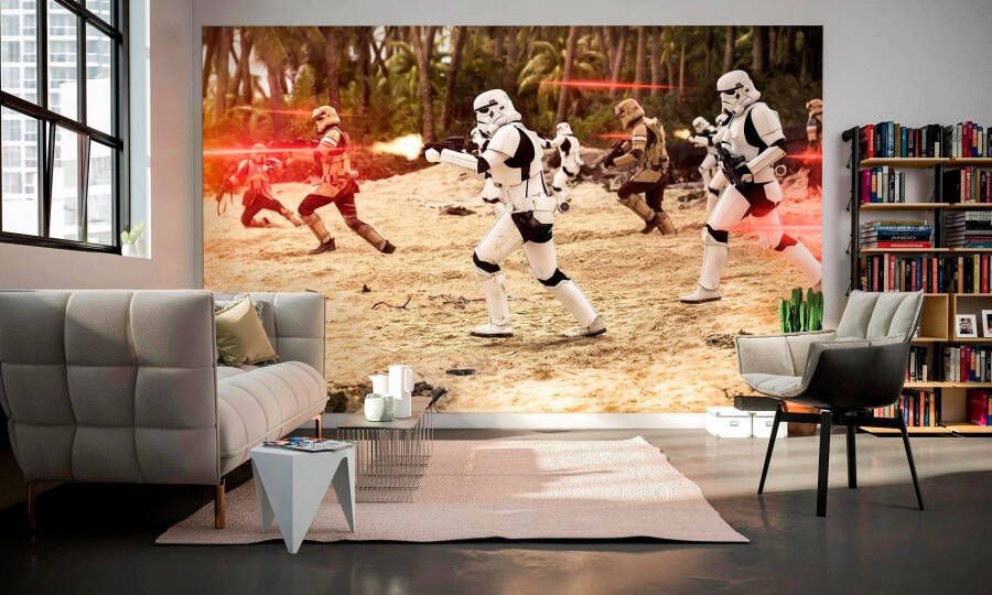 Komar Vliesbehang Star Wars Imperiaal Strike 400x250 cm (breedte x hoogte) vliesbehang 100 cm baanbreedte (1 stuk)