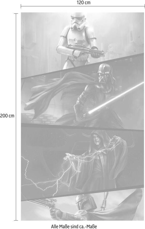 Komar Vliesbehang Star Wars Moments Imperials 120x200 cm (breedte x hoogte) vliesbehang 100 cm baanbreedte (1 stuk)