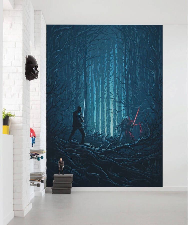 Komar Vliesbehang Digitale print vlies Star Wars Wood Fight Afmeting 200 x 280 cm