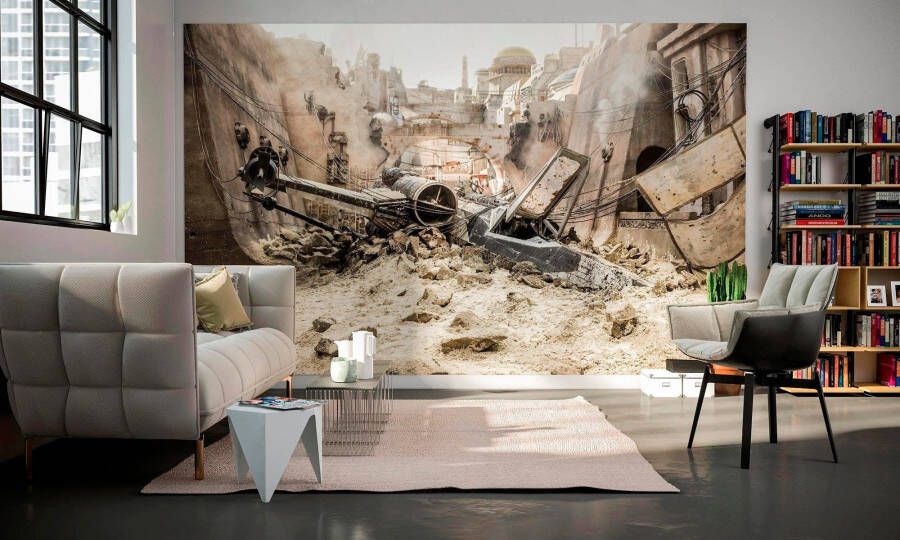 Komar Vliesbehang Star Wars X-Wing 400x250 cm (breedte x hoogte) vliesbehang 100 cm baanbreedte (1 stuk)