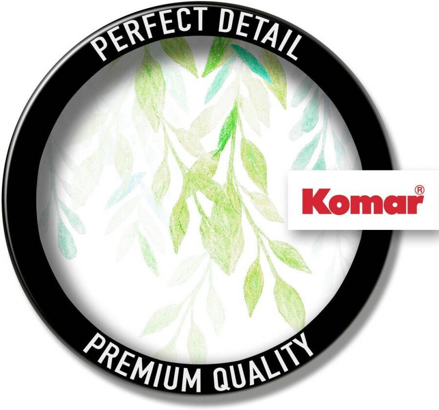 Komar Vliesbehang Digitale print vlies Summer Leaves Afmeting 350 x 250 cm (1 stuk)