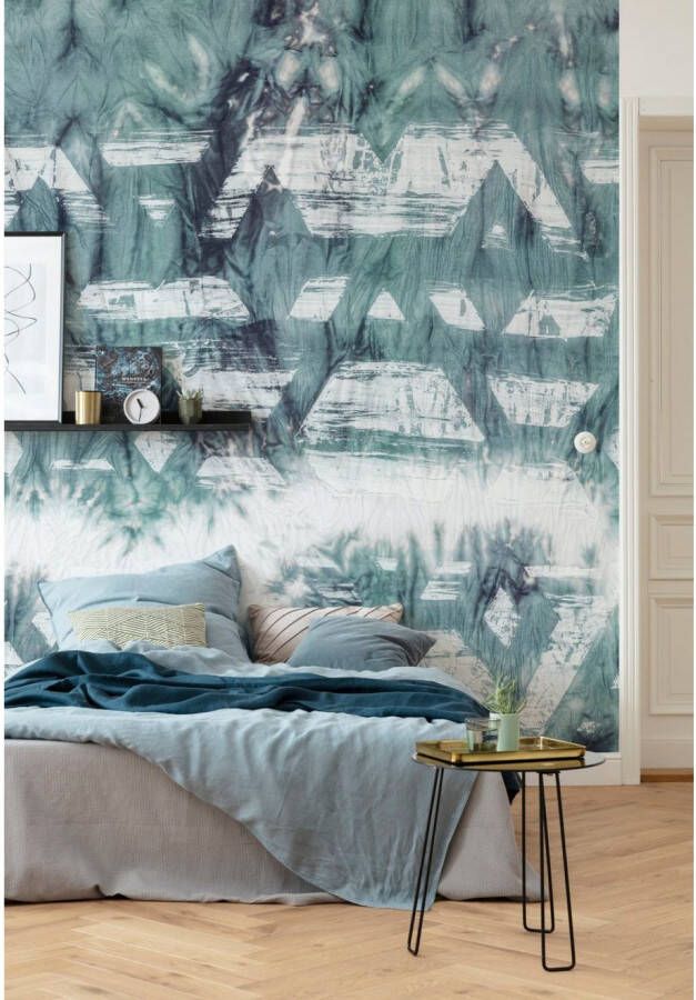 Komar Vliesbehang Digitale print vlies Tribal Dye Afmeting 350 x 280 cm