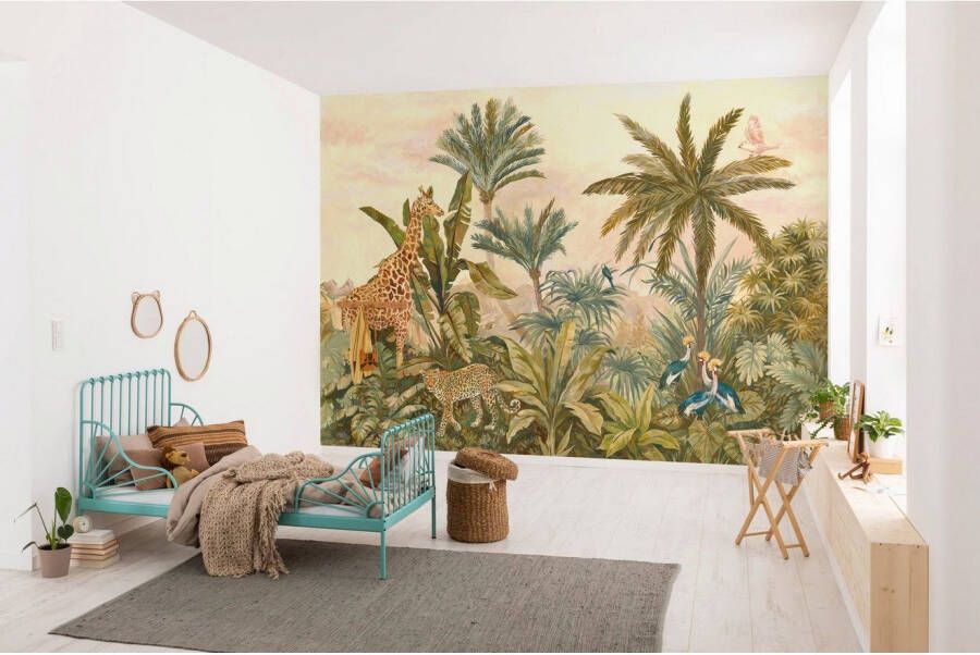 Komar Vliesbehang Digitale print vlies Tropical Vintage Garden Afmeting 400 x 280 cm