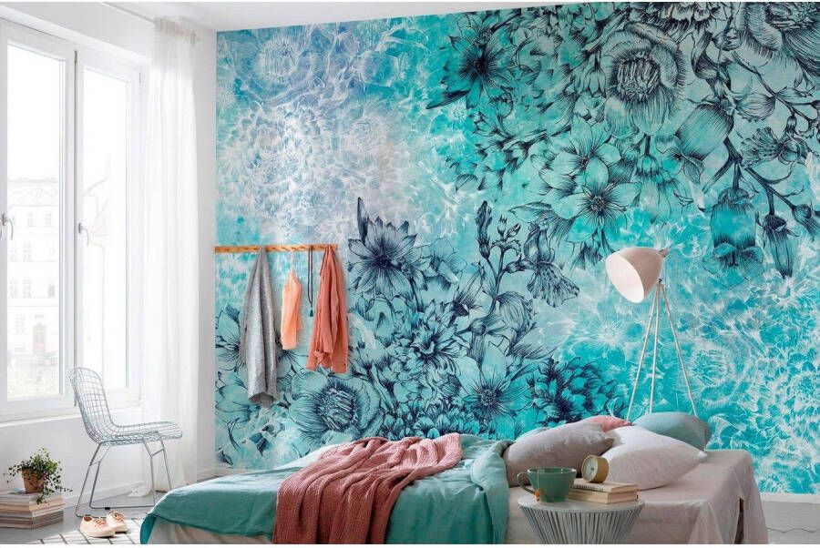 Komar Vliesbehang Vlies Windflowers Afmeting 368 x 248 cm