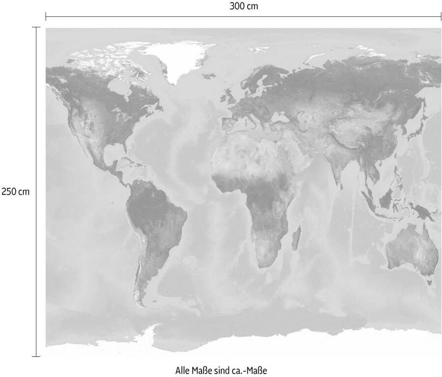 Komar Vliesbehang World" Woonkamer slaapkamer (1 stuk)