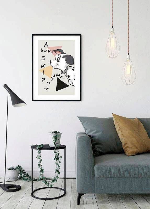 Komar Wanddecoratie 101 dalmatiër Angles Wanddecoratie voor de kinderkamer zonder lijst