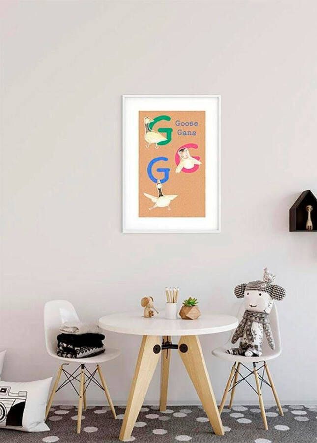 Komar Wanddecoratie ABC animal G Wanddecoratie zonder lijst (1 stuk)