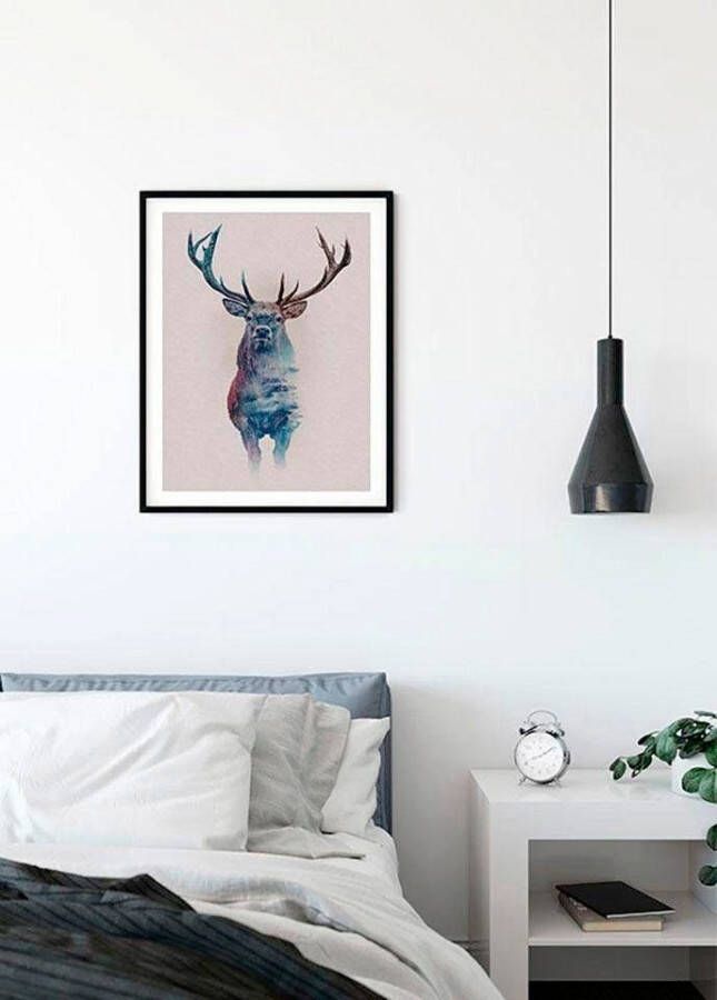 Komar Wanddecoratie Animals forest Deer Wanddecoratie zonder lijst (1 stuk)