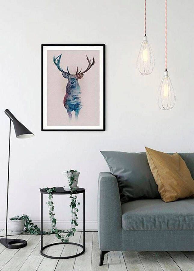 Komar Wanddecoratie Animals forest Deer Wanddecoratie zonder lijst (1 stuk)