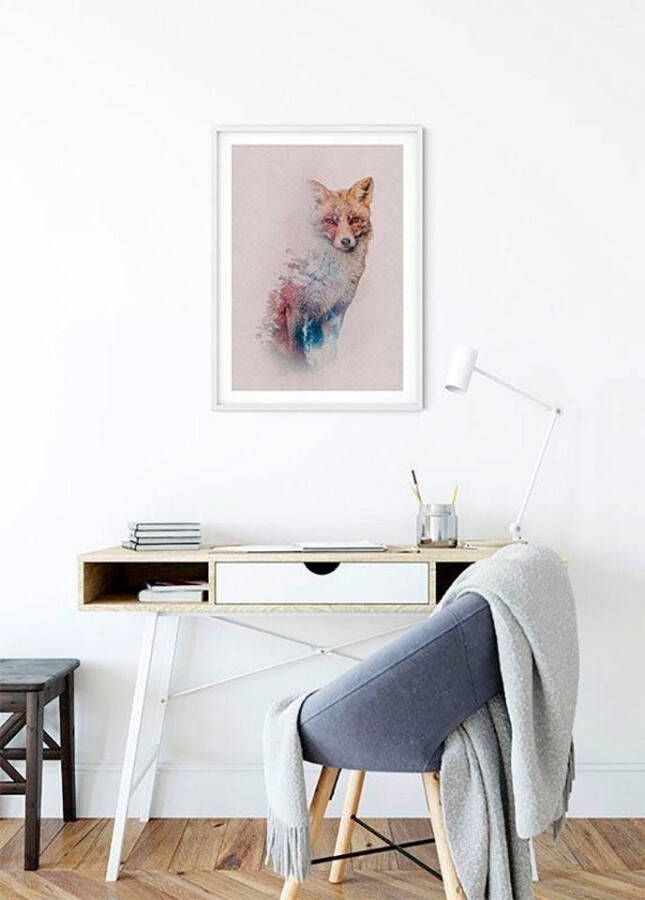 Komar Wanddecoratie Animals forest Fox Wanddecoratie zonder lijst (1 stuk)