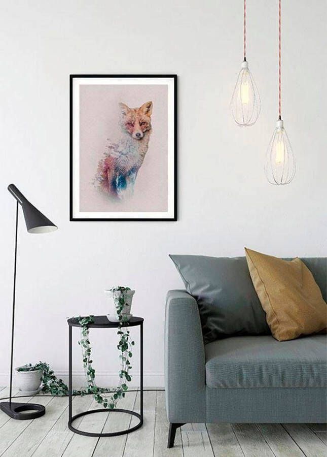 Komar Wanddecoratie Animals forest Fox Wanddecoratie zonder lijst (1 stuk)