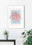 Komar Wanddecoratie Assepoester Roos Wanddecoratie voor de kinderkamer zonder lijst (1 stuk) - Thumbnail 2