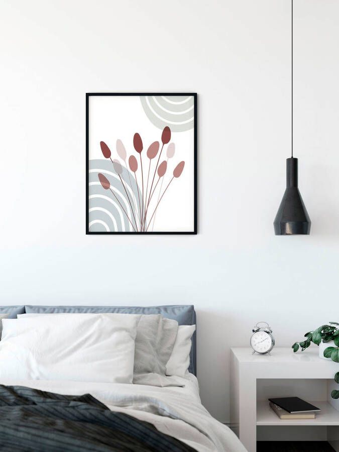 Komar Wanddecoratie Bohemian Cattail Wanddecoratie zonder lijst (1 stuk)