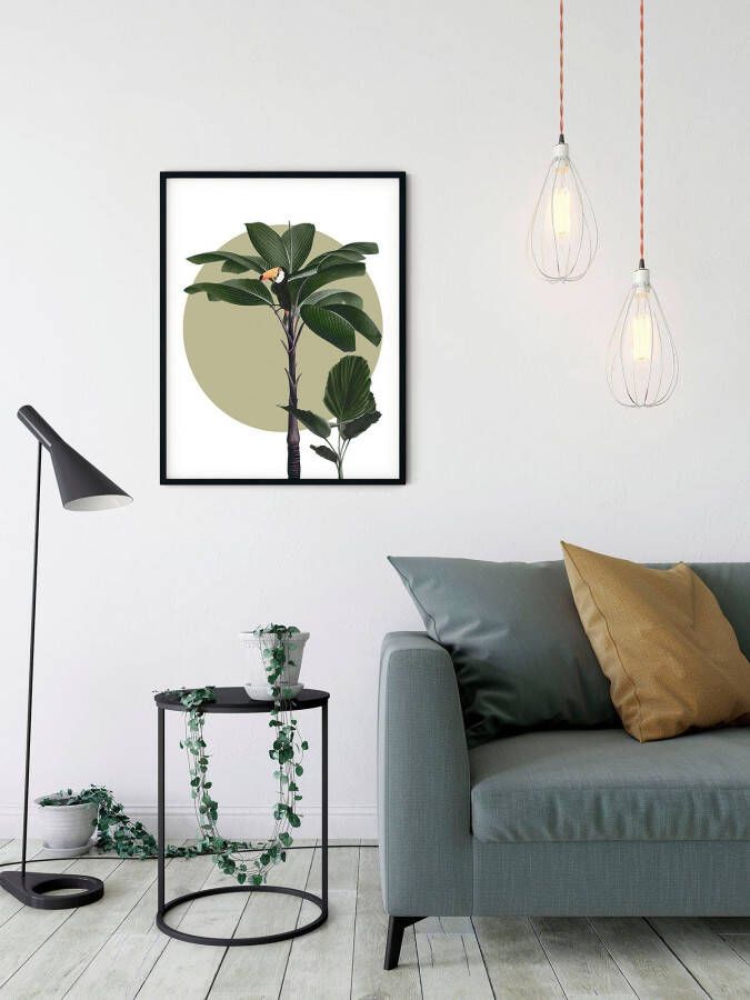 Komar Wanddecoratie Botanical Garden Palmtree Wanddecoratie zonder lijst (1 stuk)