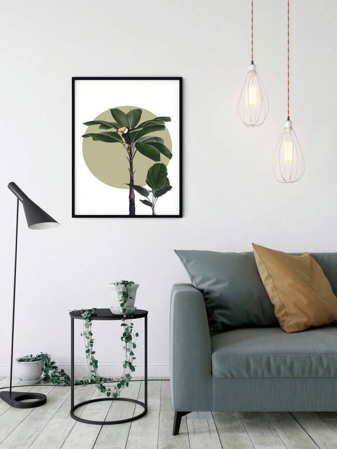 Komar Wanddecoratie Botanical Garden Palmtree Wanddecoratie zonder lijst (1 stuk)