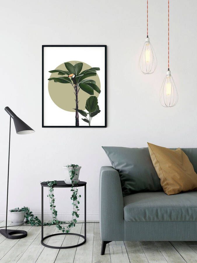 Komar Wanddecoratie Botanical Garden Palmtree Wanddecoratie zonder lijst (1 stuk)