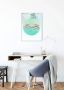 Komar Wanddecoratie Crab Sea Wanddecoratie zonder lijst (1 stuk) - Thumbnail 3